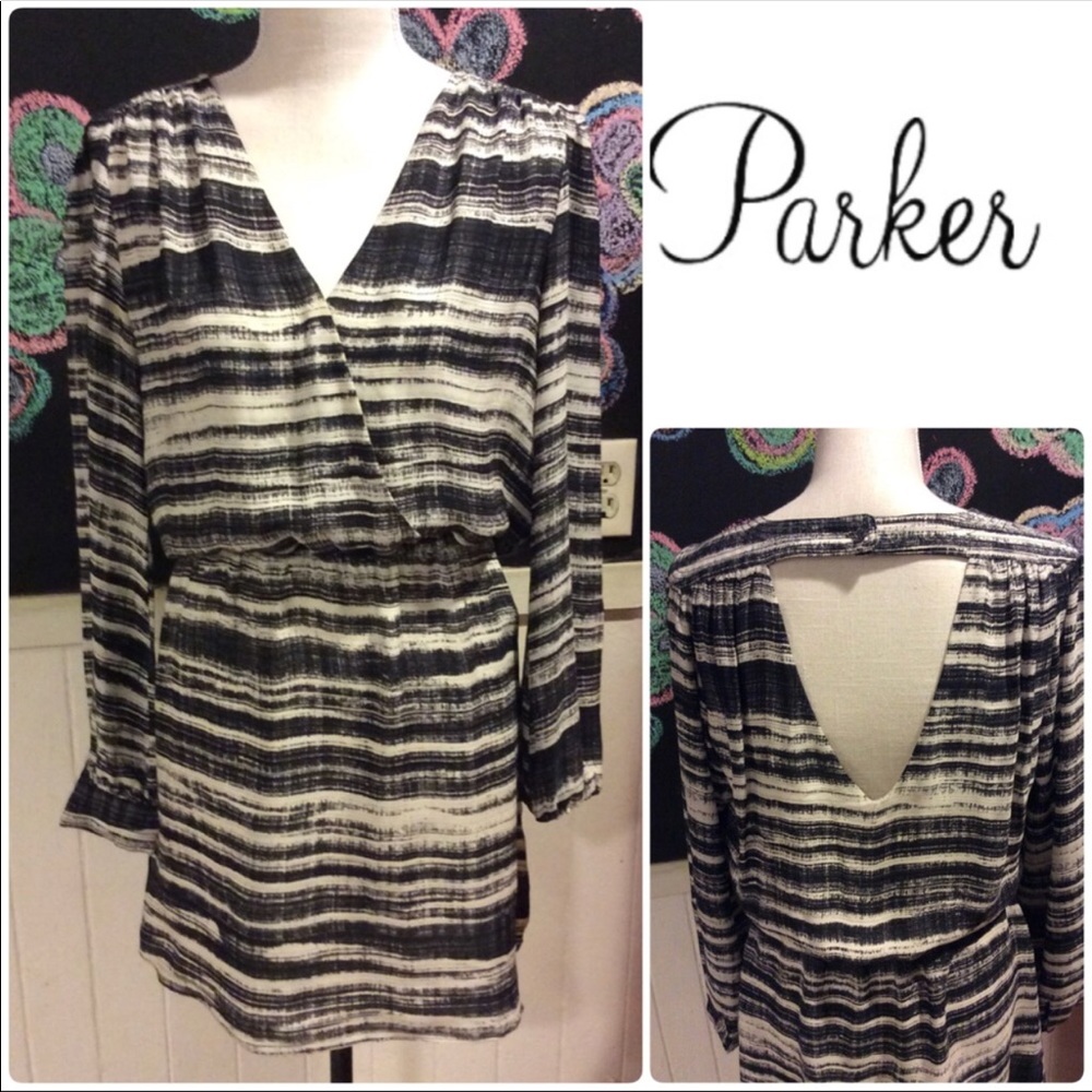Black and white Parker dress